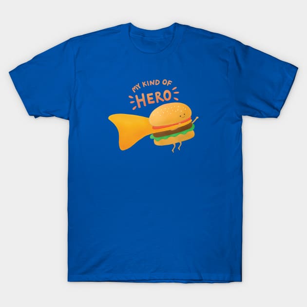 Cheeseburger Hero T-Shirt by awesomesaucebysandy